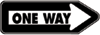 one way