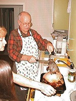George and his ham