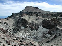 Crater on top of Lassen Peak