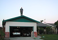 Sid on the garage