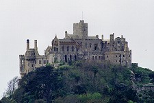 Detail of St. Michael's Mount castle