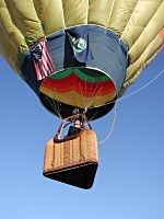 Grandma in a balloon