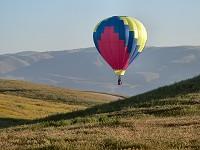 Sidův záběr z balonování na Carizzo Plain