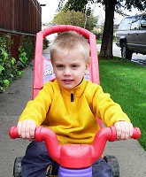 A tricycle driver A tricycle driver