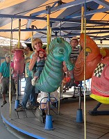 Granny on the carousel