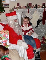 Tom si u Santa Clause vyžádal vlak