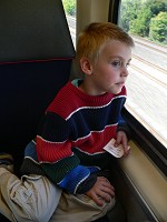 Tom on a train Tom on a train