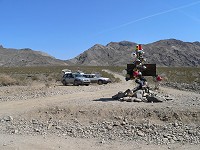 Two wagons at Teakettle Junction