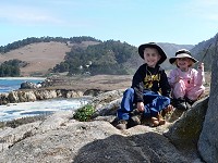 Děti na Granite Point, Point Lobos