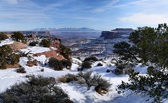 Zimní Canyonlands Zimní Canyonlands