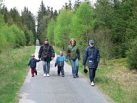 Výprava od hradu k rybníku. Výprava od hradu k rybníku.