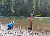 Kids and the river