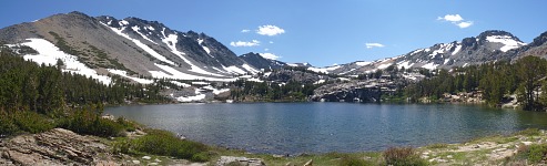 Panorama Modrého plesa (Blue Lake)