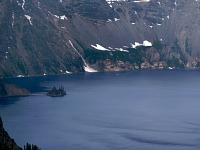 Phantom ship (a tiny island) and a real ship.