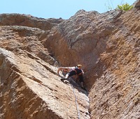 Jorgie's Crack in Pinnacles.