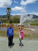 At the geyser
