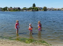 Girls in the park.