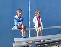 Kids, before the swimming classes began.