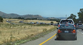 Holiday traffic jam. Holiday traffic jam.