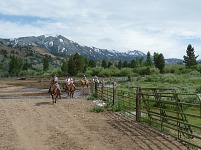 Returning from the ride. Returning from the ride.