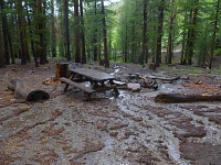 Our usual campsite became useless.