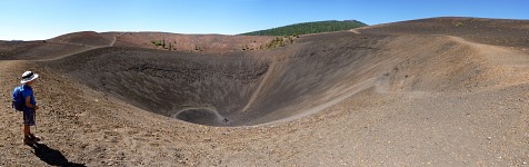 Remnants of Cinder Cone crater Remnants of Cinder Cone crater