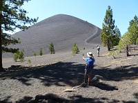 A hike to Cinder Cone. A hike to Cinder Cone.
