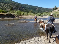 Returning from Fremont Lake. Returning from Fremont Lake.