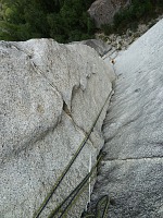Eventually even I finished scrambling up there somehow.