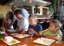 We could not skip lunch.
