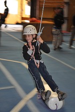 Tom enjoys swinging the most.