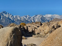 Alabama Hills and Sierra Nevada.