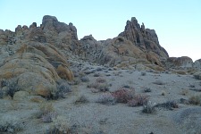 Malý oblouk v Alabama Hills.