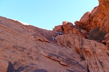 Improvisation on this hike turned into climbing.