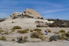 Lisa in Cajon Pass.