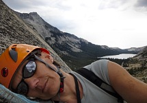 Carol on Pywiack Dome Carol on Pywiack Dome