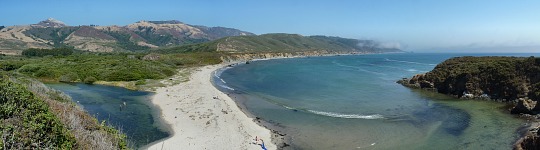 A beach in Molera State Park A beach in Molera State Park