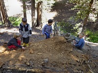 Kids prospecting for gold.