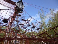 Rings on Vltava - kids playing squirrels.