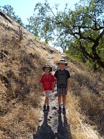 During my climbing weekend, kids and Hippo hiked on Fremont Peak.