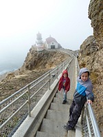 ...kids and Hippo made a trip to Point Reyes.