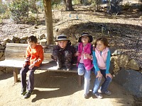 Kids formed a pack.