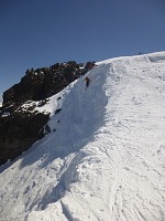 Martin naturally went from the very top, unlike us traversing from below. Martin naturally went from the very top, unlike us traversing from below.