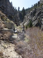 A bit lower than Kirkwood and there's no trace of snow. A bit lower than Kirkwood and there's no trace of snow.