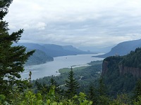 A view to the Columbia River Gorge A view to the Columbia River Gorge