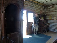 Hippo in the historic church, Butte, Montana. Hippo in the historic church, Butte, Montana.