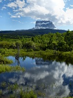 Chief Mountain, Montana, USA. Chief Mountain, Montana, USA.