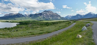 Vimy Peak at the exit from Waterton Lakes. Vimy Peak at the exit from Waterton Lakes.