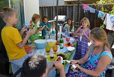 Lisa wanted to have a birthday party with girlfriends. Lisa wanted to have a birthday party with girlfriends.