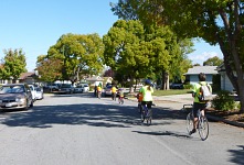 A birthday peloton. A birthday peloton.